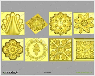 3D модели (Розетки) 1 руб. 3D модели (Розетки)