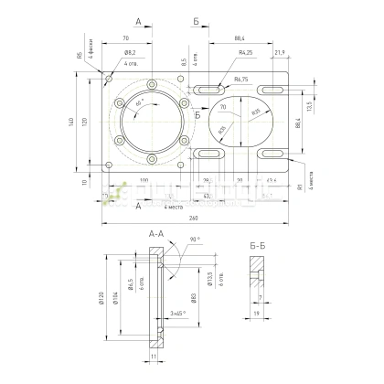 Кронштейн двигателя RY-MB110-2 6 533 Кронштейн двигателя RY-MB110-2 фото