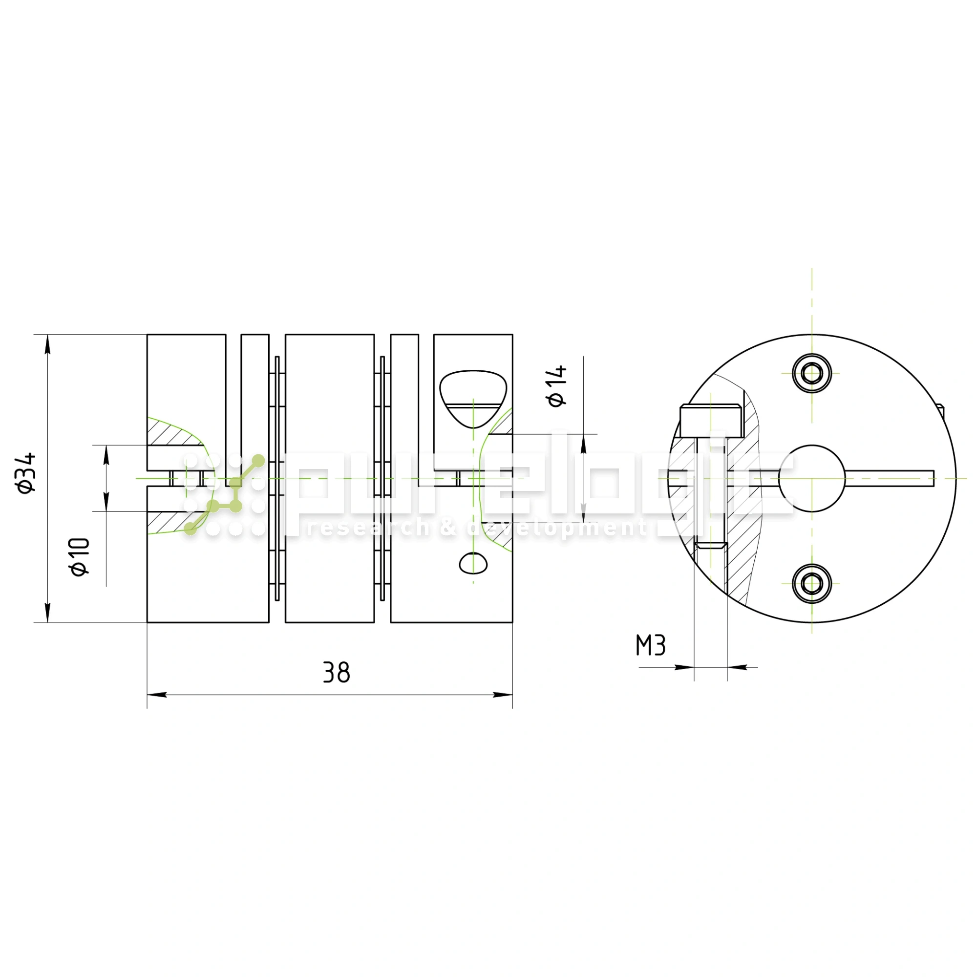 Муфта соединительная BD-3438-10-14 2 275 Муфта соединительная BD-3438-10-14 фото