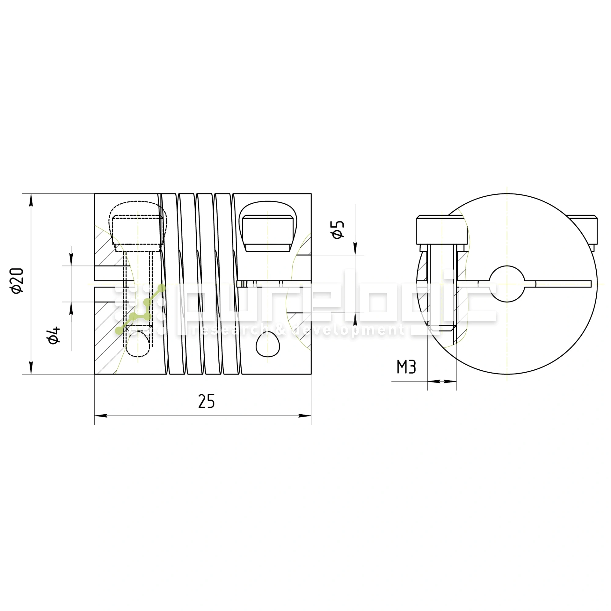 Муфта соединительная BR-2025-4-5 408 Муфта соединительная BR-2025-4-5 фото