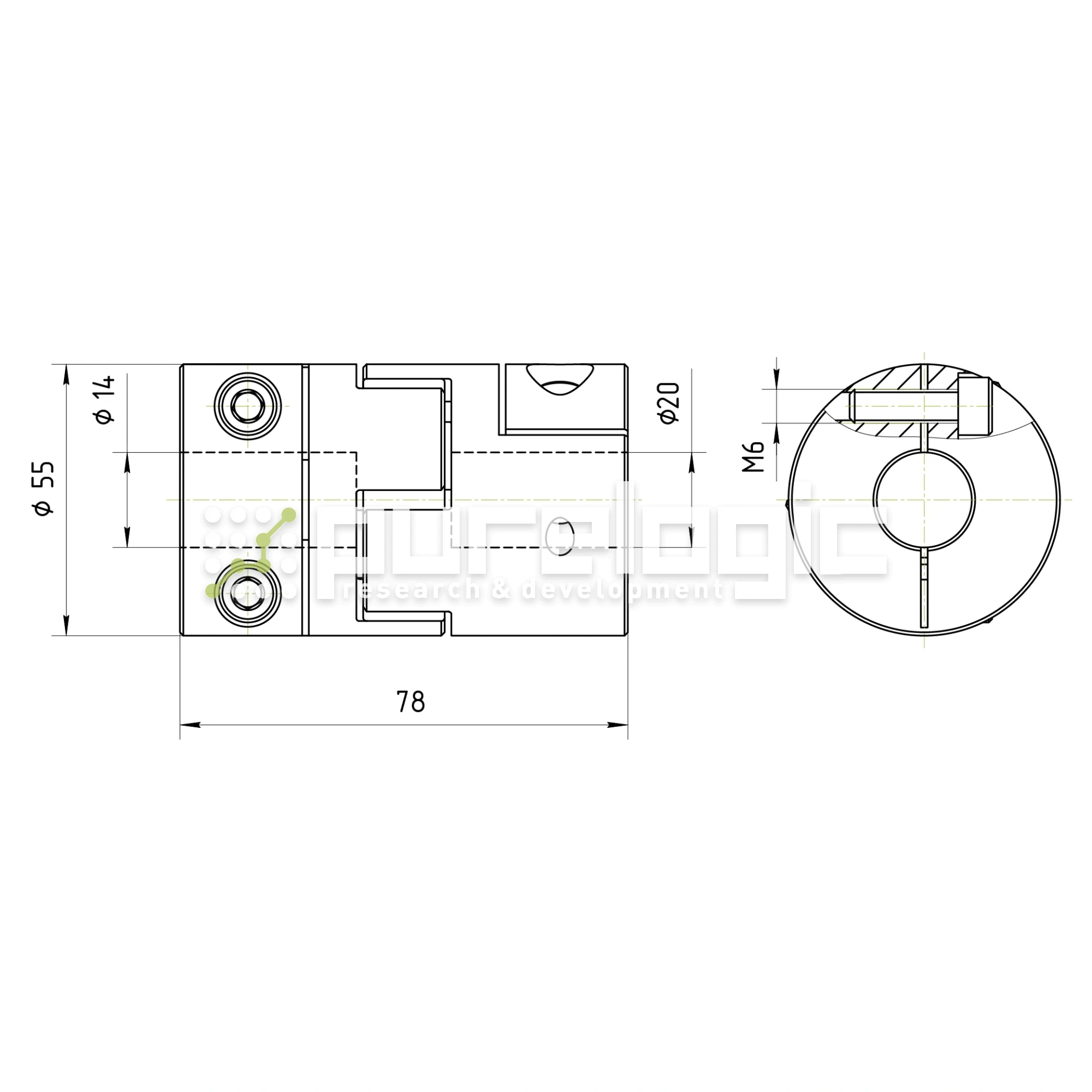 Муфта соединительная BF2-5578-14-20 4 764 Муфта соединительная BF2-5578-14-20 фото