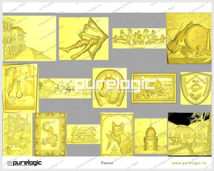 3D модели (Панно) 1 3D модели (Панно) фото