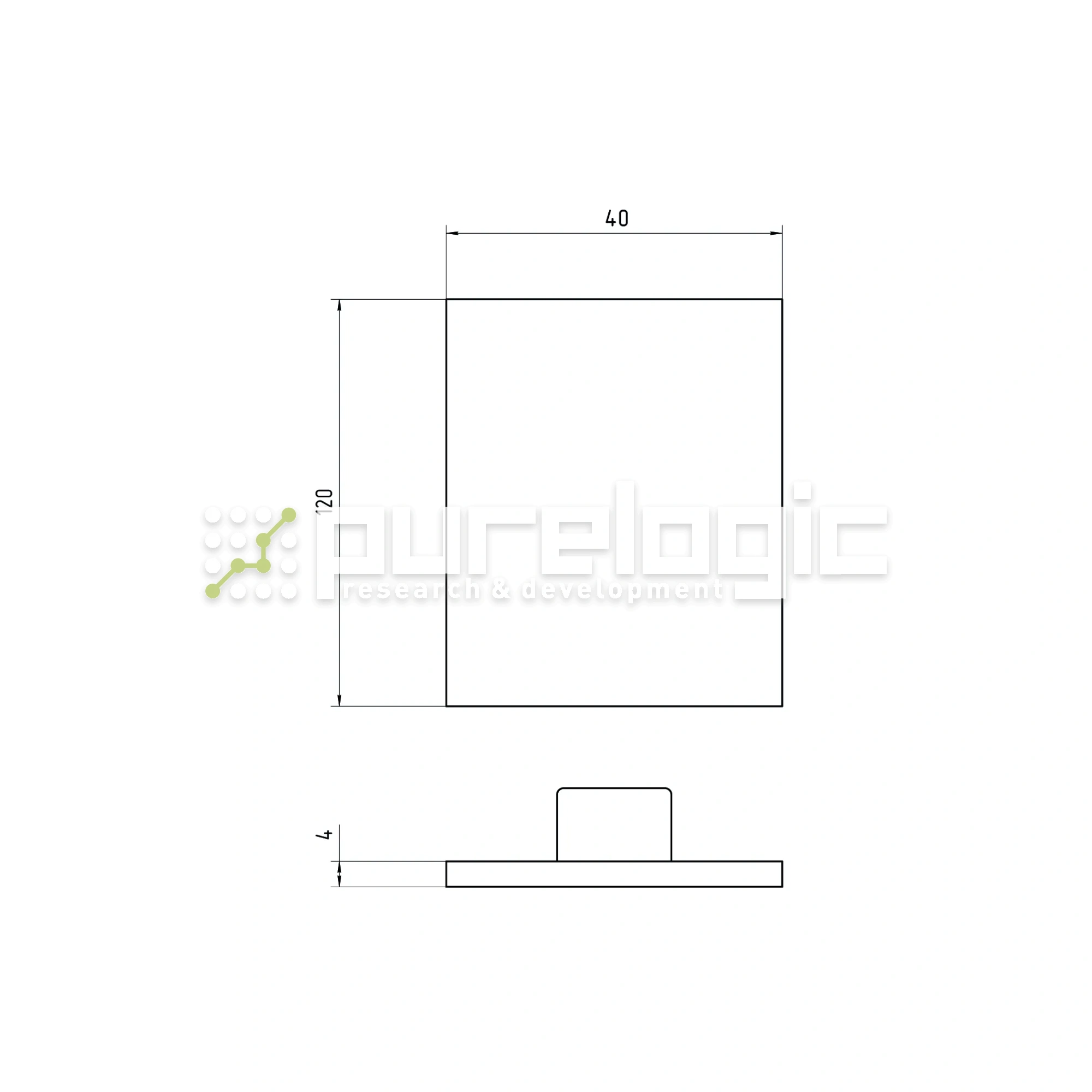 Пластиковая торцевая заглушка 40120BG 76 Пластиковая торцевая заглушка 40120BG фото