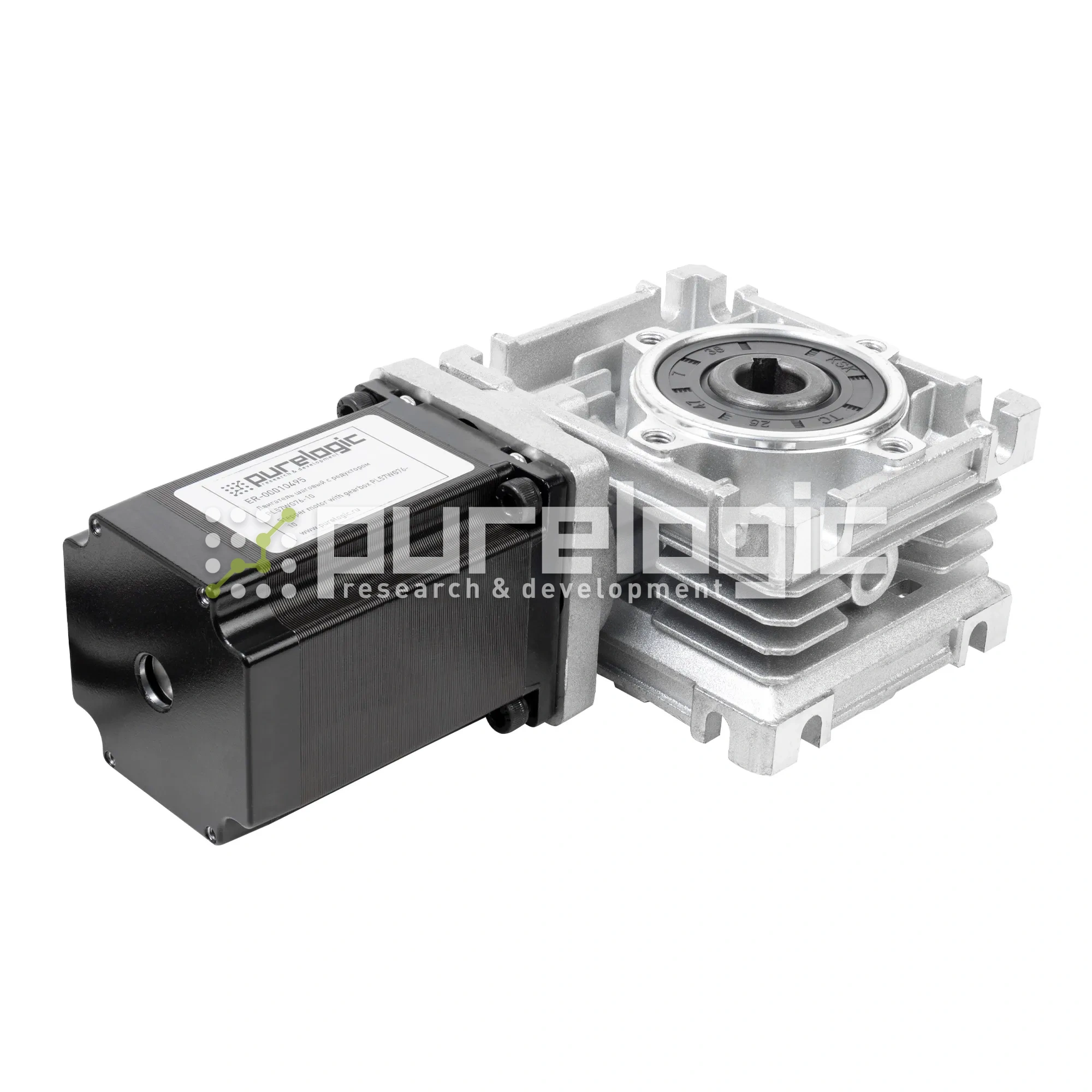 Двигатель шаговый с редуктором PL57WG76-20 12 069 Двигатель шаговый с редуктором PL57WG76-20 фото