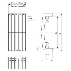 Гофрозащита DCV-T21-800 3 862 руб. Гофрозащита DCV-T21-800