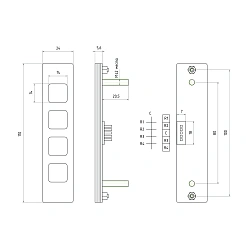 Промышленная клавиатура CT-KPS10-4TMM 2 621 руб. Промышленная клавиатура CT-KPS10-4TMM